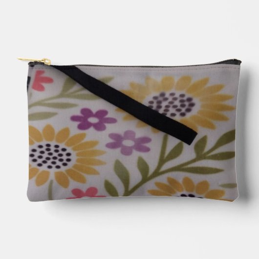 Zonnebloem cosmetic tas (Voorkant)