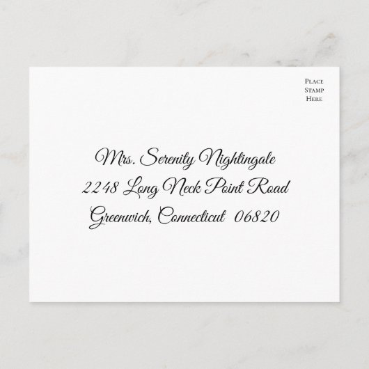 Zonnebloem Country Bloemen Zwart Wit Huwelijk RSVP Uitnodiging Briefkaart (Achterkant)