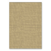 Zonnebloem Country Burlap Zitplaatsen Kaart (Achterkant)