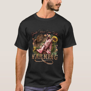 Zonnebloem cowgirl laarzen hadden moeten komen met t-shirt