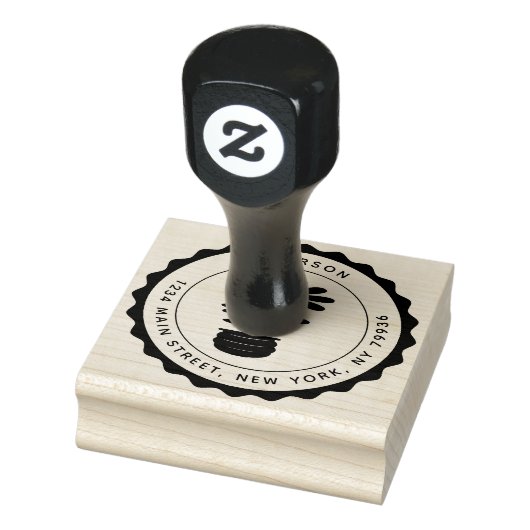 Zonnebloem, Creëer Uw Familienaam Rubberstempel (Stempel)