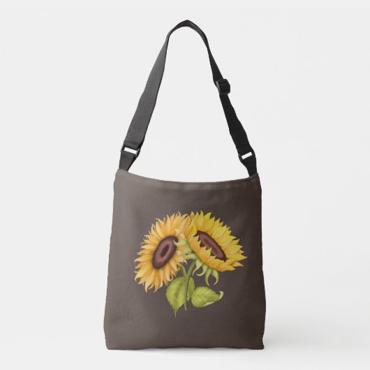 Zonnebloem Crossbody Tas (Voorkant)