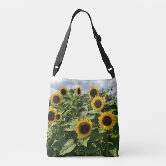 Zonnebloem Crossbody Tas (Achterkant)
