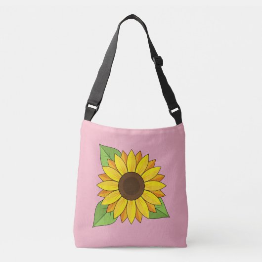 Zonnebloem Crossbody Tas (Voorkant)