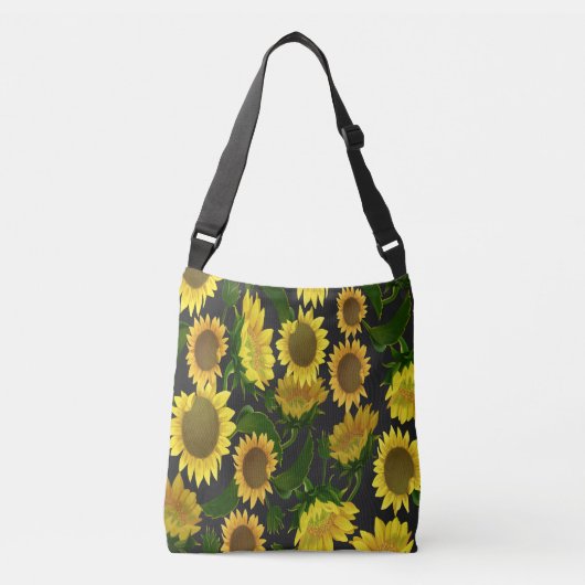 Zonnebloem Crossbody Tas (Voorkant)
