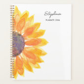 Zonnebloem Custom Name 2025 Planner (Voorkant)
