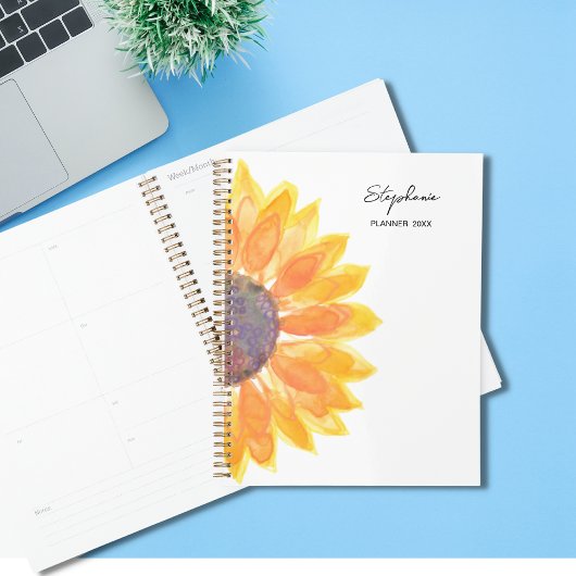 Zonnebloem Custom Name 2025 Planner