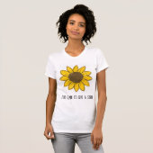 Zonnebloem Cute Tshirt (Voorkant volledig)