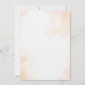 Zonnebloem Cute Yellow Elegant Bright Wedding Kaart (Achterkant)