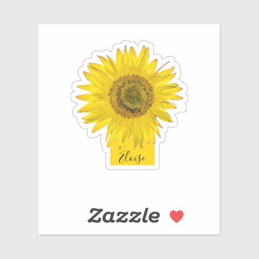 Zonnebloem Cutie Sticker (Vel)