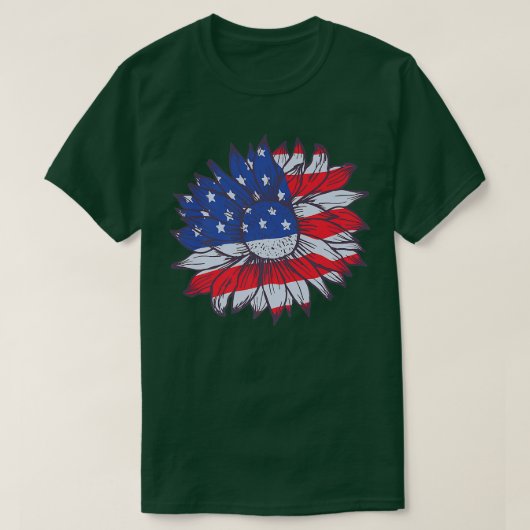Zonnebloem - dagpremie van 4 juli t-shirt (Design voorkant)