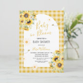 Zonnebloem Daisy Bee Baby in Bloom Kaart (Staand voorkant)