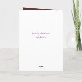 Zonnebloem, Daisy en Poppy Moederdag kaart (Achterkant)