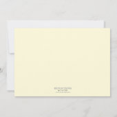 Zonnebloem|Daisy Engagement Party Kaart (Achterkant)