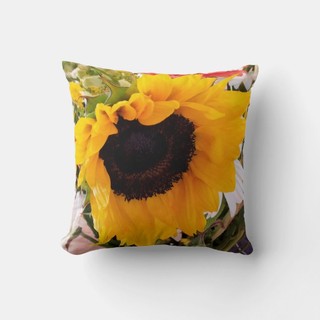 Zonnebloem/Daisy Pillow Kussen (Voorkant)