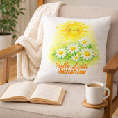 Zonnebloem Daisy Waterverf Babyfeest Kunst Kussen