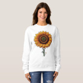 zonnebloem | Dames Basic Sweatshirt (Voorkant volledig)