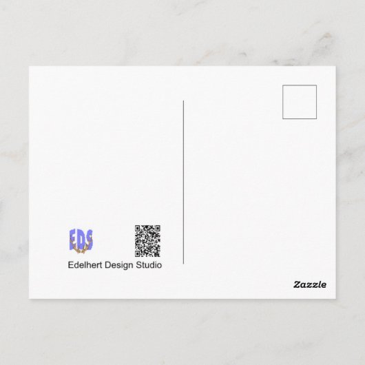 Zonnebloem Dank je Briefkaart (Achterkant)