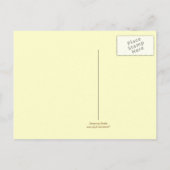 Zonnebloem Dank je Briefkaart (Achterkant)