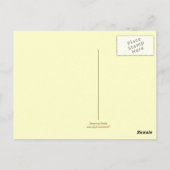 Zonnebloem Dank je Briefkaart (Achterkant)