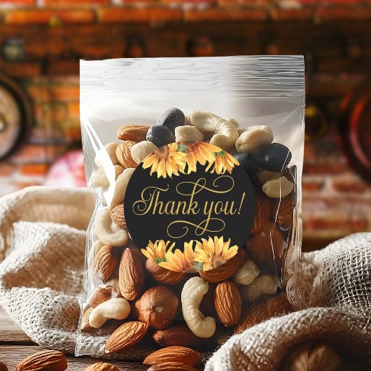 Zonnebloem Dank je! Sticker