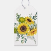 Zonnebloem Dank u leraar Mentor Waardering Cadeaulabel (Achterkant)