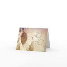 Zonnebloem - dank u nota nemen van Kaarten -