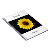 Zonnebloem Dankbaarheidsjournaal Notitieboek (Rechterzijde)