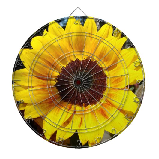 Zonnebloem - Dart Board Dartbord (Voorkant)