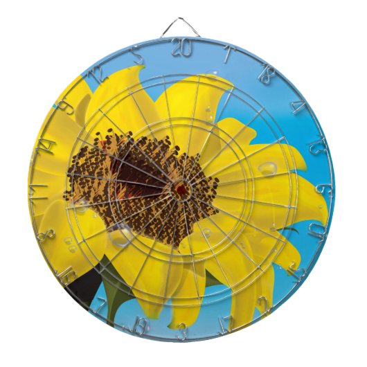Zonnebloem Dartbord (Voorkant)