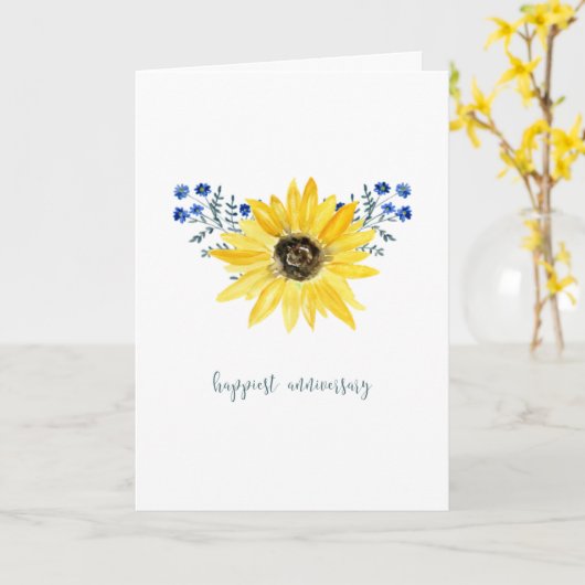 Zonnebloem & de Blauwe Kaart van het Jubileum van (Gele Bloem)