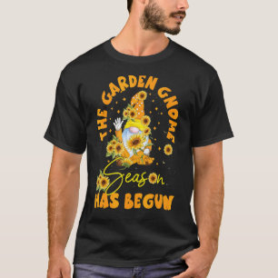 Zonnebloem De Tuinkabouters Begonnen voor Tuinman T-shirt