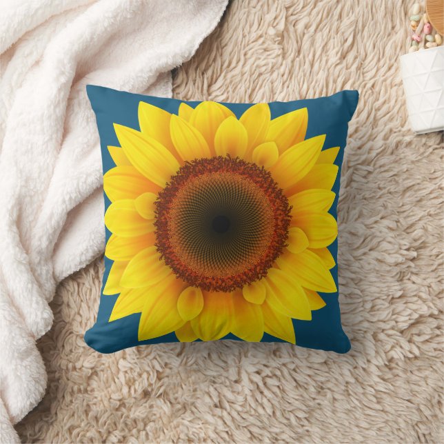 Zonnebloem Decoratief Pillow Kussen (Deken)