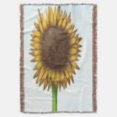  zonnebloem deken (Voorkant Verticaal)