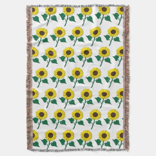 Zonnebloem Deken (Voorkant Verticaal)