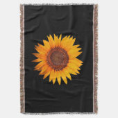 Zonnebloem Deken (Voorkant Verticaal)