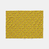Zonnebloem Dekensjaal Fleece Deken (Voorkant (Horizontaal))