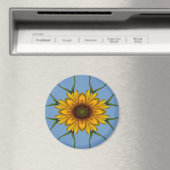 Zonnebloem Delight... Magneet (Insitu (Vaatwasser))