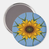 Zonnebloem Delight... Magneet (Voorkant / Achterkant)