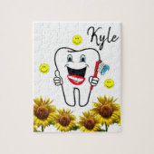 Zonnebloem Dentist Puzzles Legpuzzel (Verticaal)