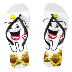 Zonnebloem Dentistische Teenslippers
