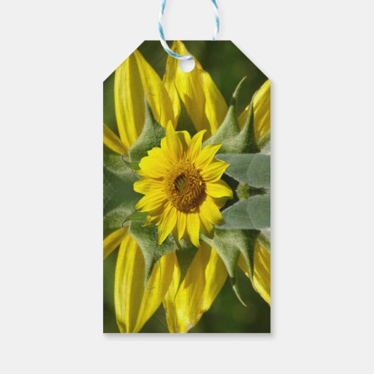 Zonnebloem Design Cust. Tekst cadeau Label Cadeaulabel (Achterkant)