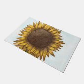  zonnebloem deurmat (Schuin)