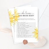 Zonnebloem die het beste bruidespel kent