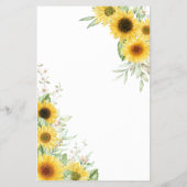 Zonnebloem die ik Vrijgezellenfeest-spelkaart ben Flyer (Achterkant)