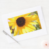 Zonnebloem Digitale Fotoverf Rechthoekige Sticker (Envelop)