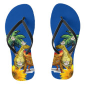 Zonnebloem Dinosaur-Teenslippers Teenslippers (Voetbed)