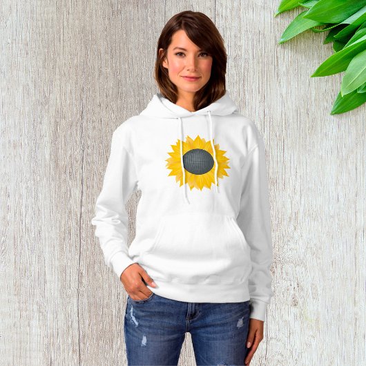 Zonnebloem Disco Ball Retro Party Vibe Hoodie