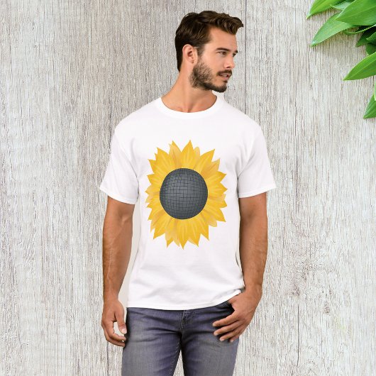 Zonnebloem Disco Ball Retro Party Vibe T-shirt