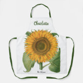 Zonnebloem door Basilius Besler Schort (Voorkant)